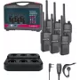 Set di walkie-talkie Albrecht Tectalk Worker 3 PMR446 – 6 radio con valigetta per attrezzi