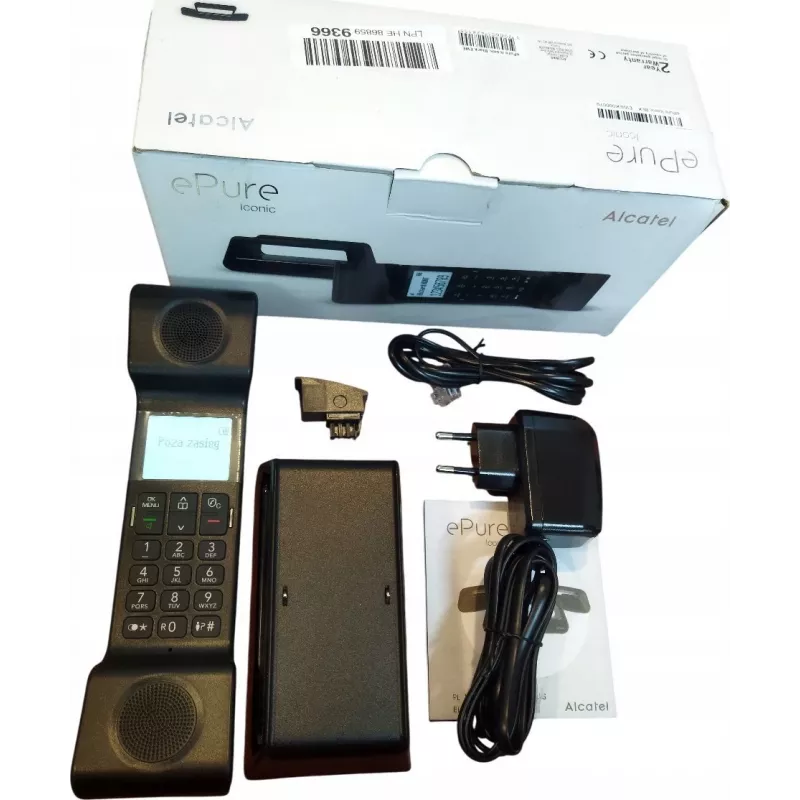 Alcatel ePure Iconic telefono cordless DECT (nero)