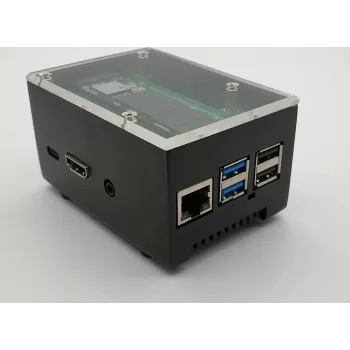 ALLNET Rock Pi case in alluminio ecoPI Starter nero (RockPi_GH_ecoPI_SW)