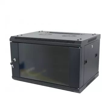 ALLNET Serie SMA Armadio a Parete 19 inch 9U Monoblocco Profondità 600mm Nero Flat Pack