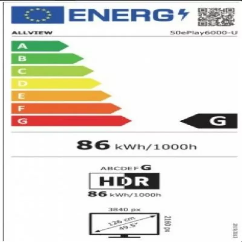 Allview 50ePlay6000-U TV Smart LED 4K UHD 50