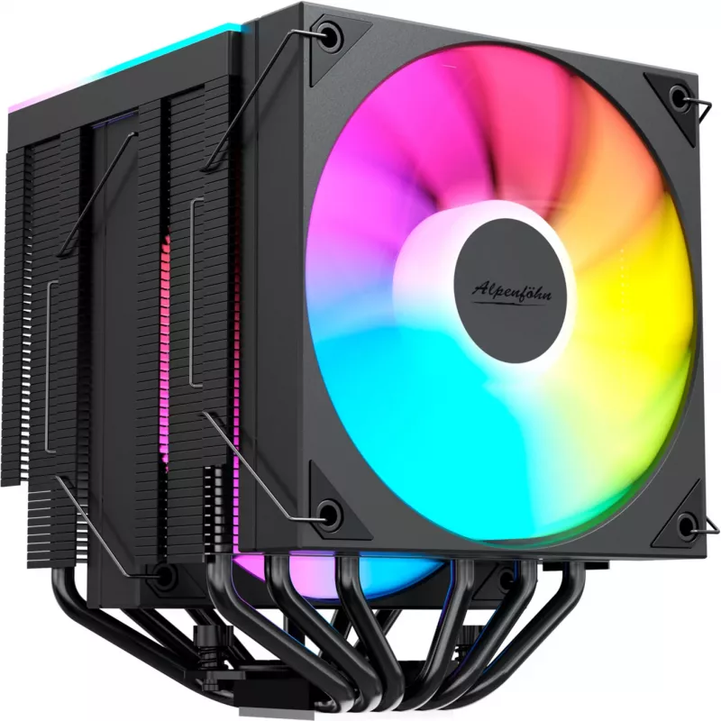 Alpenföhn Matterhorn 2 Aurora Max Black Dissipatore ad aria per CPU 120 mm