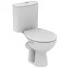 Alpha WC a seduta con cassetta a doppio scarico, bianco, 370x640x765 mm
