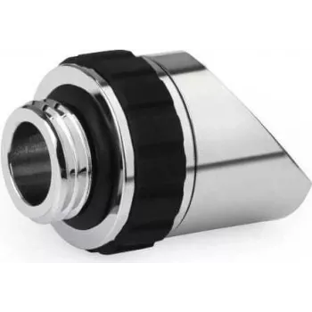 Alphacool Apex Grip Adattatore girevole 45° G1/4 da filettatura maschio a femmina - Cromo 14890