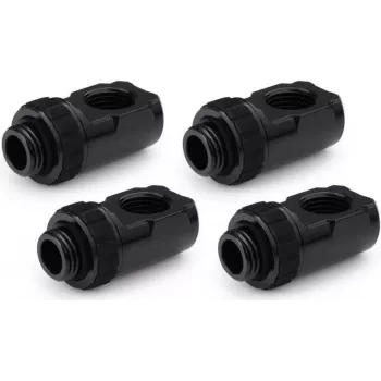 Alphacool Apex Grip adattatore girevole 90° G1/4 filettatura maschio su femmina, nero, confezione da 4 14932