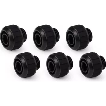 Alphacool Apex Grip raccordo a compressione 13/10mm G1/4 nero set da 6 (14920)