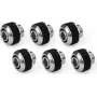 Alphacool Apex Grip raccordo a compressione 13/10mm G1/4 cromato - confezione da 6 14921