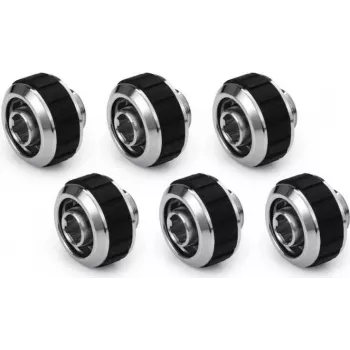 Alphacool Apex Grip raccordi a compressione 16/10mm G1/4 cromati - confezione da 6 14924