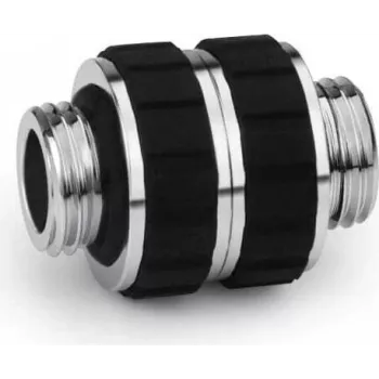 Alphacool Apex Grip adattatore doppio nipplo da G1/4 maschio a maschio girevole cromato 14918