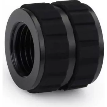 Alphacool Apex Grip Raccordo di prolunga G1/4 filettatura interna a filettatura interna, 16mm, nero profondo 14810