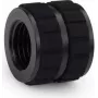 Alphacool Apex Grip Raccordo di prolunga G1/4 filettatura interna a filettatura interna, 16mm, nero profondo 14810