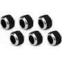 Alphacool Apex Grip HardTube 16mm G1/4 raccordi a compressione cromati, confezione da 6 14930