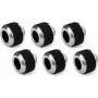 Alphacool Apex Grip raccordo a compressione HardTube 13mm G1/4 cromato - confezione da 6 14927