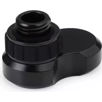 Alphacool Apex Grip raccordo offset 16mm G1/4 da maschio a femmina girevole nero 14813