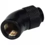 Alphacool HF adattatore angolare girevole 45° G1/4 filettatura esterna a G1/4 filettatura interna - nero profondo 17051