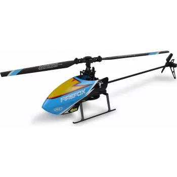 Amewi AFX4 XP elicottero radiocomandato RTF 2,4GHz 6 canali con giroscopio a 6 assi, motore principale brushless, mantenimento altitudine, LiPo 7,4V 700mAh, blu/nero