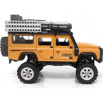 AMEWI D90X28 Metall Scale Crawler 4WD auto RC 1:28 giallo