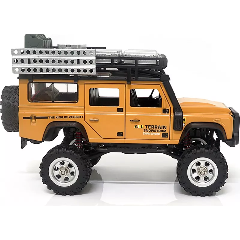 AMEWI D90X28 Metall Scale Crawler 4WD auto RC 1:28 giallo