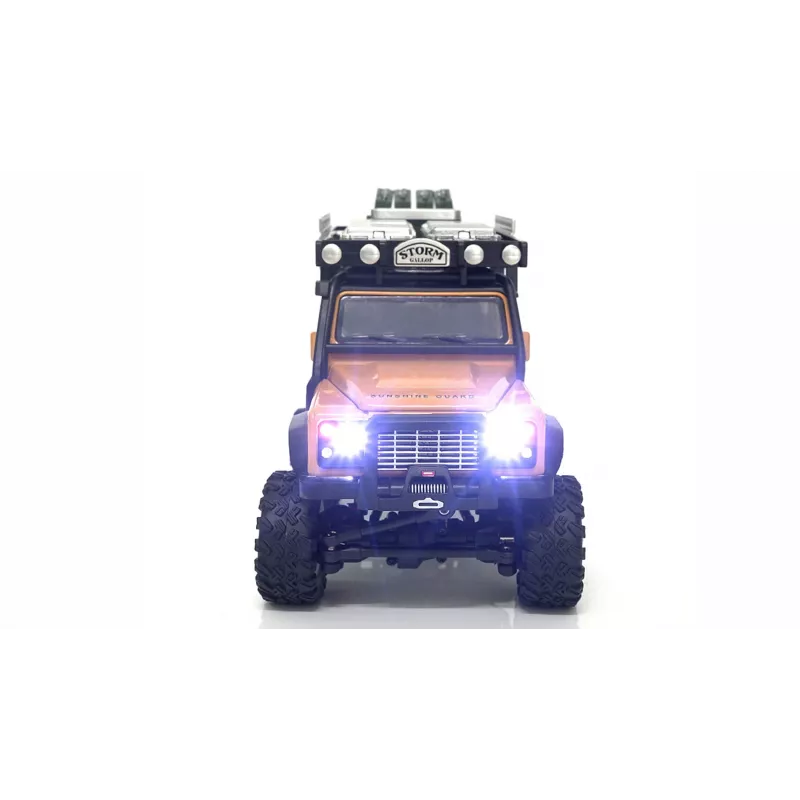 AMEWI D90X28 Metall Scale Crawler 4WD auto RC 1:28 giallo