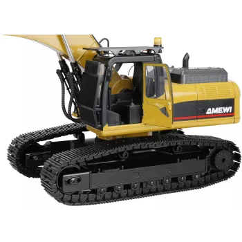 Amewi G705E escavatore in metallo 1:14 RTR giallo 14+