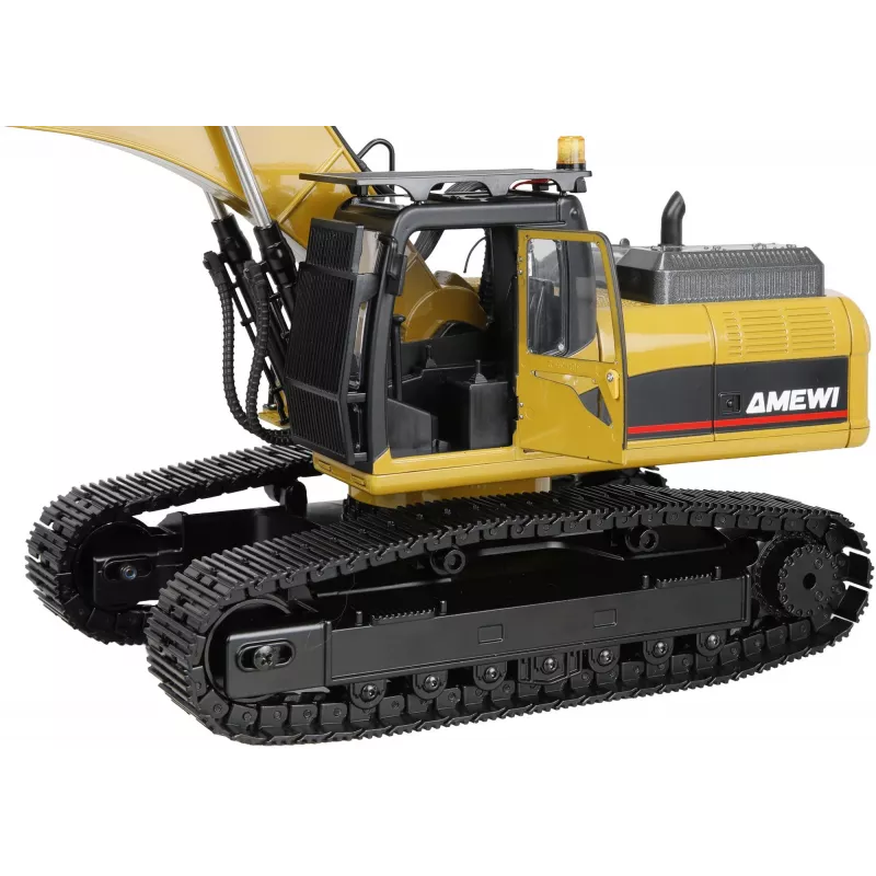 Amewi G705E escavatore in metallo 1:14 RTR giallo 14+