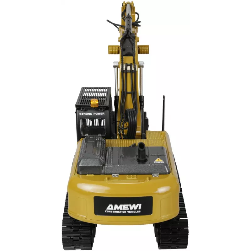 Amewi G705E escavatore in metallo 1:14 RTR giallo 14+