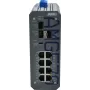 AMG switch industrial managed, 8x 10/100 Mbps, guida DIN, alimentazione ridondante