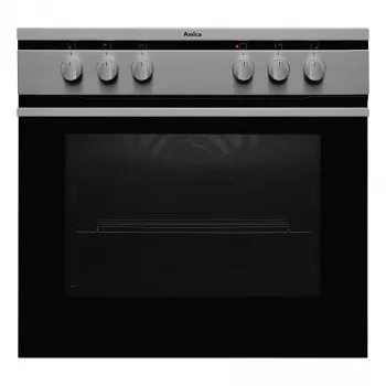 Amica EHC12713E set forno da incasso con piano cottura in vetroceramica, 65 litri, 8 funzioni, classe energetica A, acciaio inox