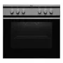 Amica EHC12713E set forno da incasso con piano cottura in vetroceramica, 65 litri, 8 funzioni, classe energetica A, acciaio inox