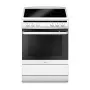 Amica SHC11642W cucina elettrica freestanding con piano cottura in vetroceramica e forno 65L, 9 funzioni di cottura, classe energetica A, bianco