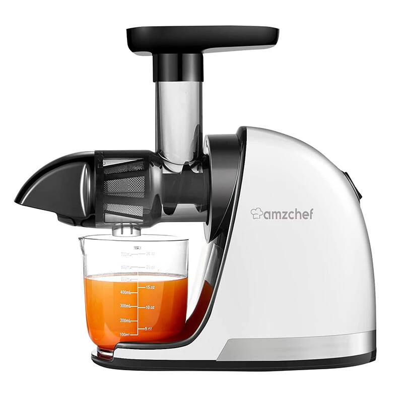 AMZCHEF 1501-WT Estrattore lento (bianco)