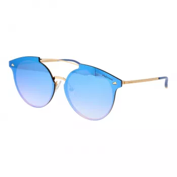 ANA HICKMANN HI3060-6804G Occhiali da sole donna oversize quadrati montatura oro lenti marroni sfumate 68/13/145 mm