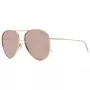 ANA HICKMANN HI3083-5804A Occhiali da sole donna, quadrati, acetato Havana, lenti marroni sfumate, 58 mm