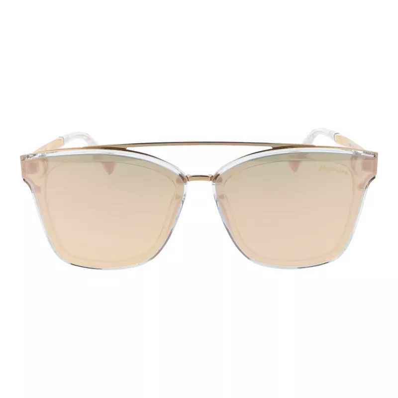 ANA HICKMANN HI9081-66T03 Occhiali da sole donna farfalla montatura oro lenti marroni sfumate 66mm
