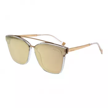 ANA HICKMANN HI9081-66T03 Occhiali da sole donna farfalla montatura oro lenti marroni sfumate 66mm