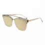ANA HICKMANN HI9081-66T03 Occhiali da sole donna farfalla montatura oro lenti marroni sfumate 66mm