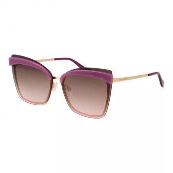 ANA HICKMANN Occhiali da sole da donna AH3177-6404E Montatura color oro Lenti sfumate marroni 64mm
