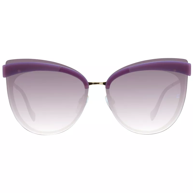 Occhiali da sole da donna ANA HICKMANN AH3178-6604D Havana/oro oversize quadrati