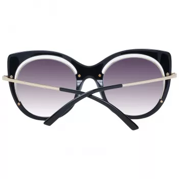 Occhiali da sole donna ANA HICKMANN AH9265-54A01 - montatura in acetato nera, lenti in policarbonato grigie, protezione UV400, 54/22/145 mm