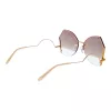 ANA HICKMANN Occhiali da sole donna HI3094-6105A Havana/Marrone sfumato 61mm