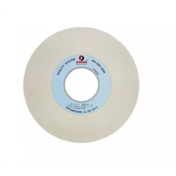 ANDRE Disco piatto per levigatura 250mm x 25mm x 76mm 99A60K7VE01-35 bianco tipo 1