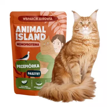 ANIMAL ISLAND Mono Quail Cibo umido per gatti 100g