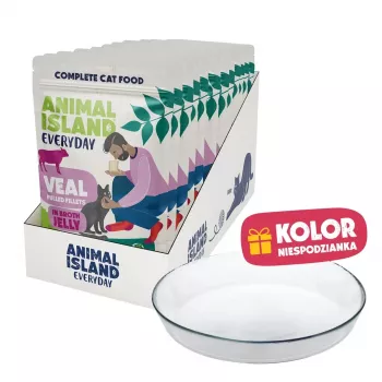 ANIMAL ISLAND NEW JELLY EVERYDAY 12x85g + ciotola per alimentazione