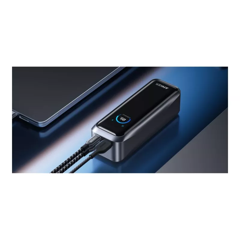 Anker Prime power bank 220W, 20.000 mAh, 2x USB-C e 1x USB-A, nero