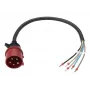Anker SOLIX Cavo di alimentazione, IEC 60309 3P+N+E a estremità libera, 32 A, 60 cm, Rosso
