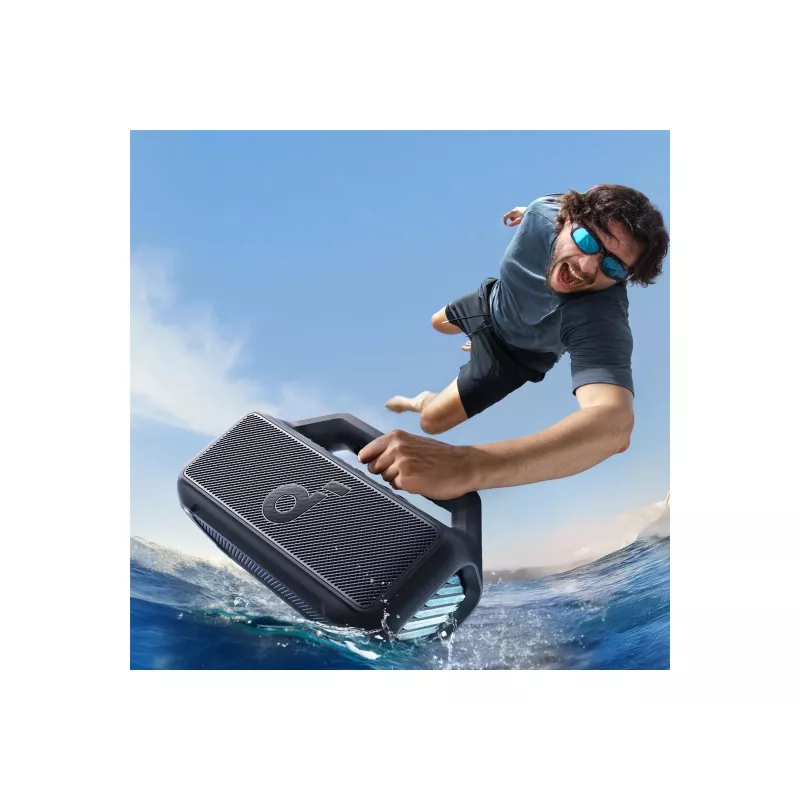 Anker Soundcore Boom 2 altoparlante Bluetooth portatile 80W, impermeabile IPX7, nero