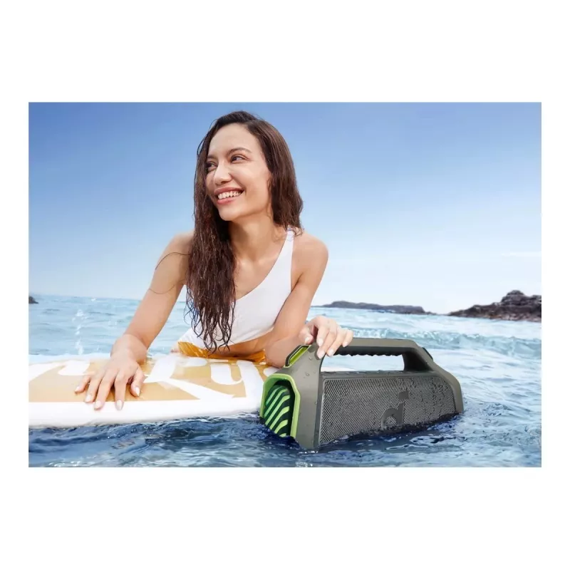 Anker Soundcore Boom 2 Plus A3134 Diffusore Bluetooth per feste 100W, impermeabile IPX7, verde