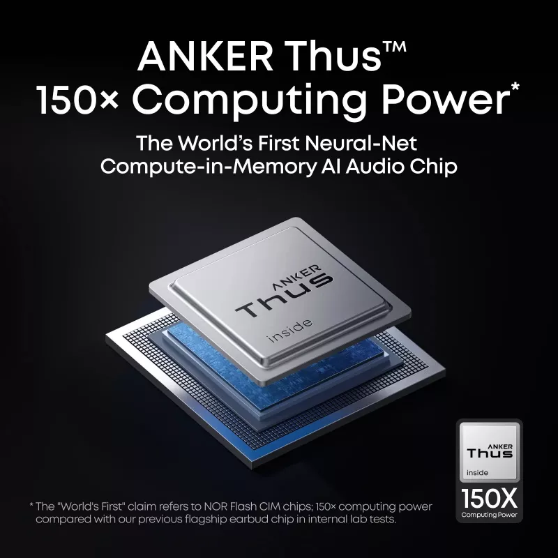 Anker Soundcore Liberty 5 Pro auricolari True Wireless con ANC adattivo, Hi-Res Audio, ricarica wireless - Midnight Black