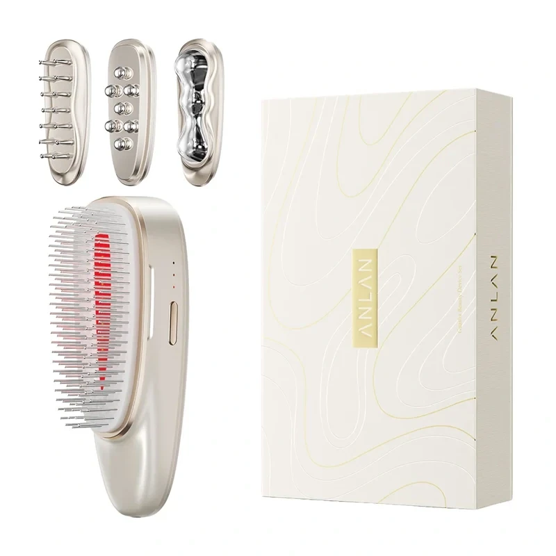 ANLAN 02-AGSY51-0RA massaggiatore 3 in 1 per corpo, viso e testa