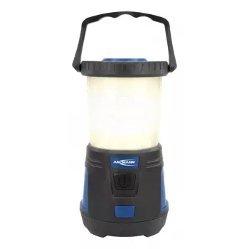 ANSMANN CL600B lanterna da campeggio a batteria - nero/blu - ABS - gancio di sospensione - IPX4 - 600 lumen